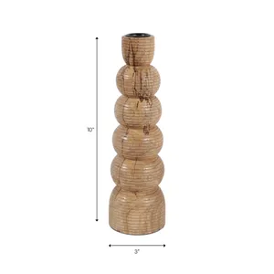 DALEYWIND BROWN CANDLE HOLDER 10 (IN) 8