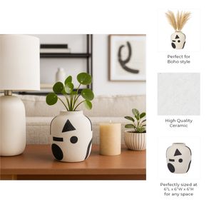 CALBEACH IVORY VASE 6 (IN) 10