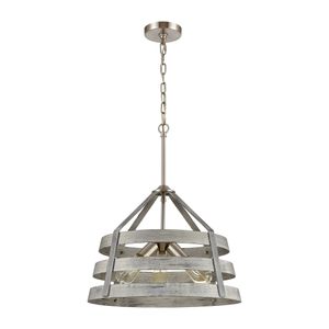 Brigantine 18'' Wide 3-Light Chandelier - Weathered Driftwood 2