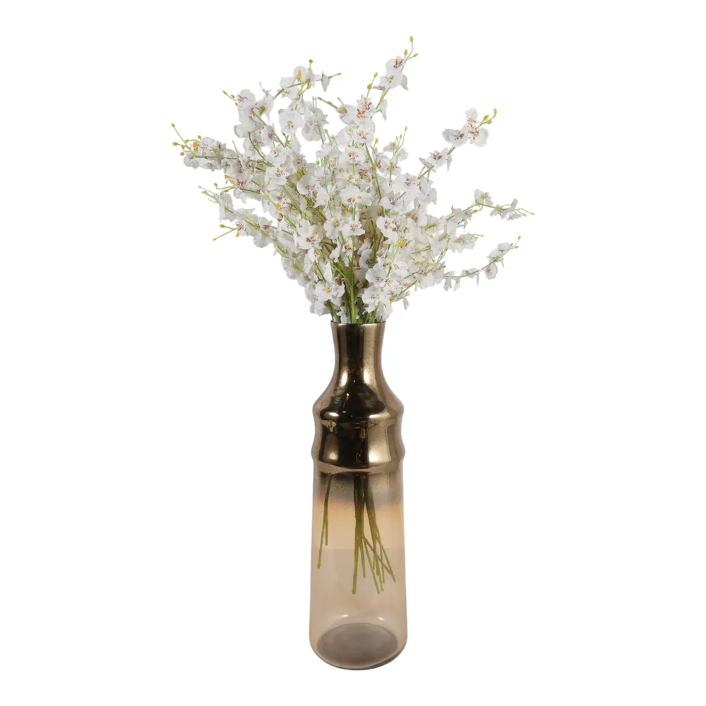 LONDONOAK BROWN GLASS VASE 24 (IN)