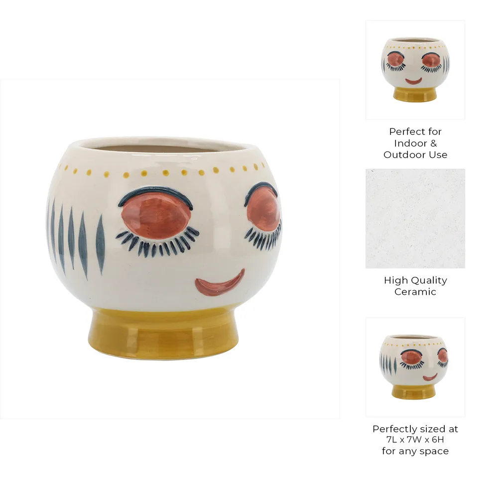 ROSSLAND IVORY PLANTER 6 (IN)