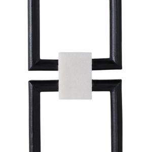 RHEAVIEW SET OF 2 BLACK WALL SCULPTURES 32 (IN) 5