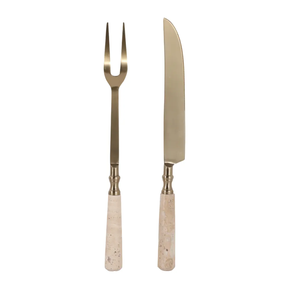 ARMONBURN SET OF 2 TAN SERVEWARE 1 (IN)