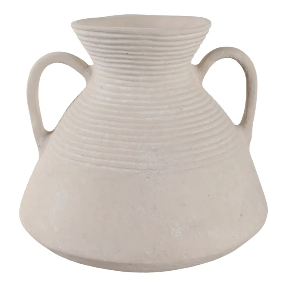 CLINTONWIND WHITE VASE 15 (IN)