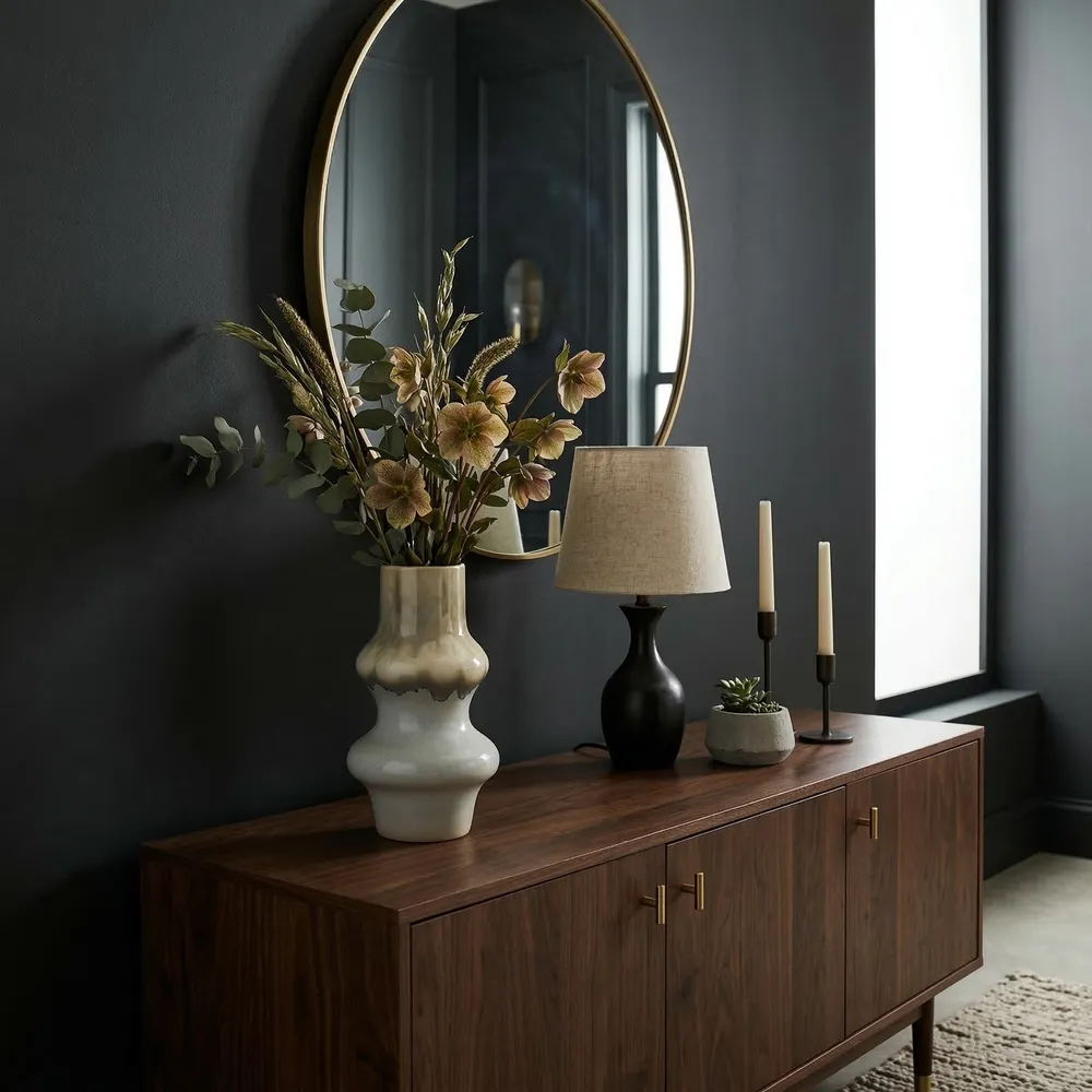 CHASEBURN GRAY VASE 15 (IN)