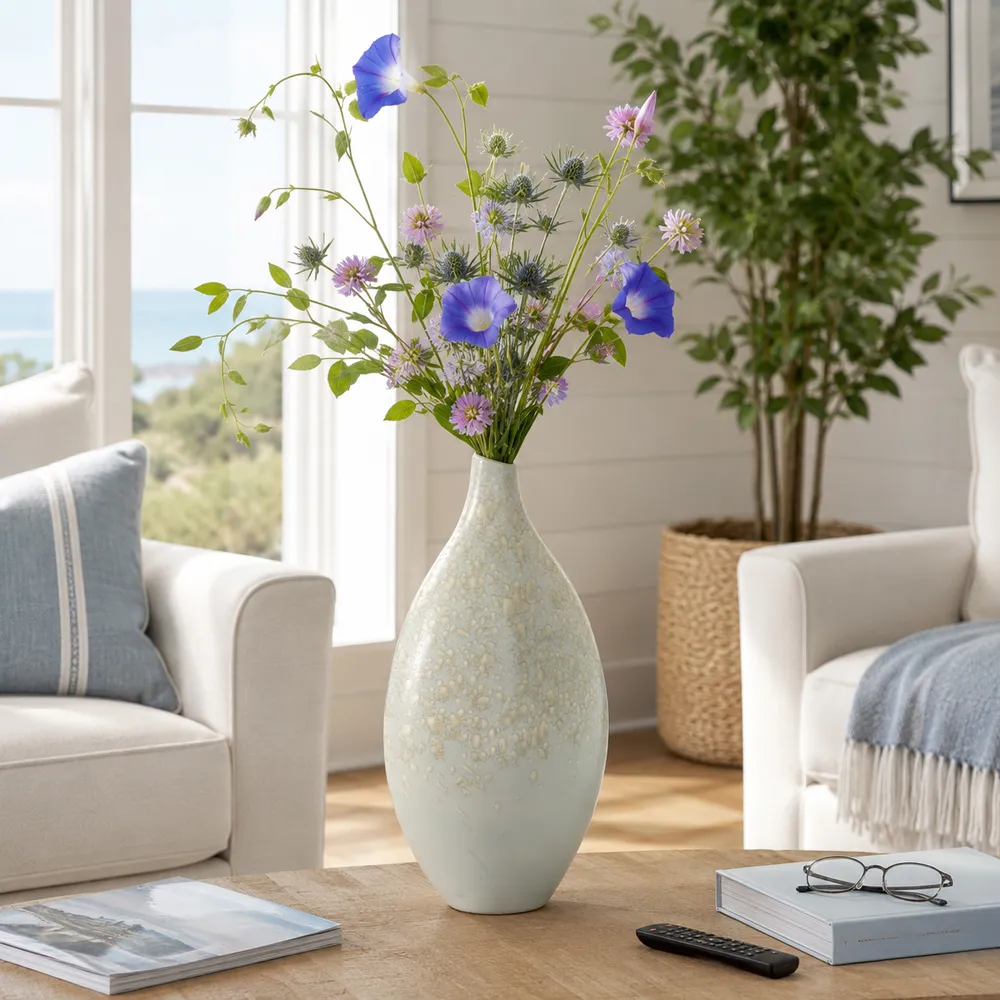 KEATONTON CREAM VASE 21 (IN)