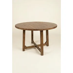 Round Wood Dining Table 4