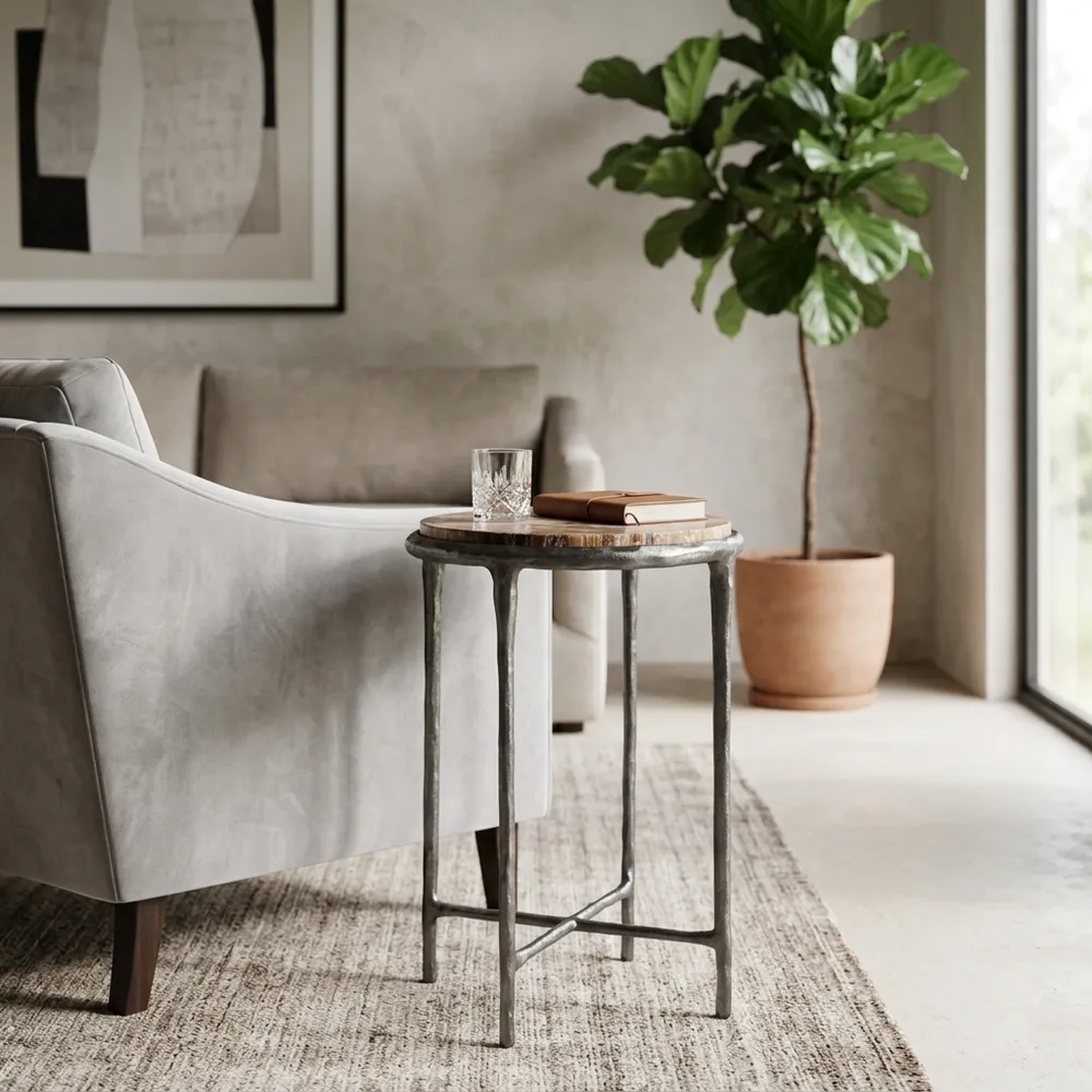 FORRESTHAVEN SILVER TABLE 23 (IN)