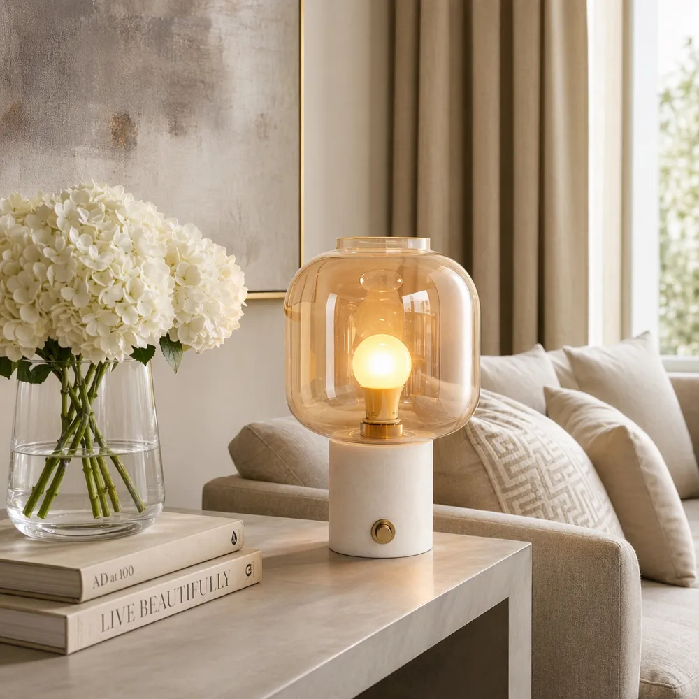 BRAELAKE WHITE LAMP 13 (IN)