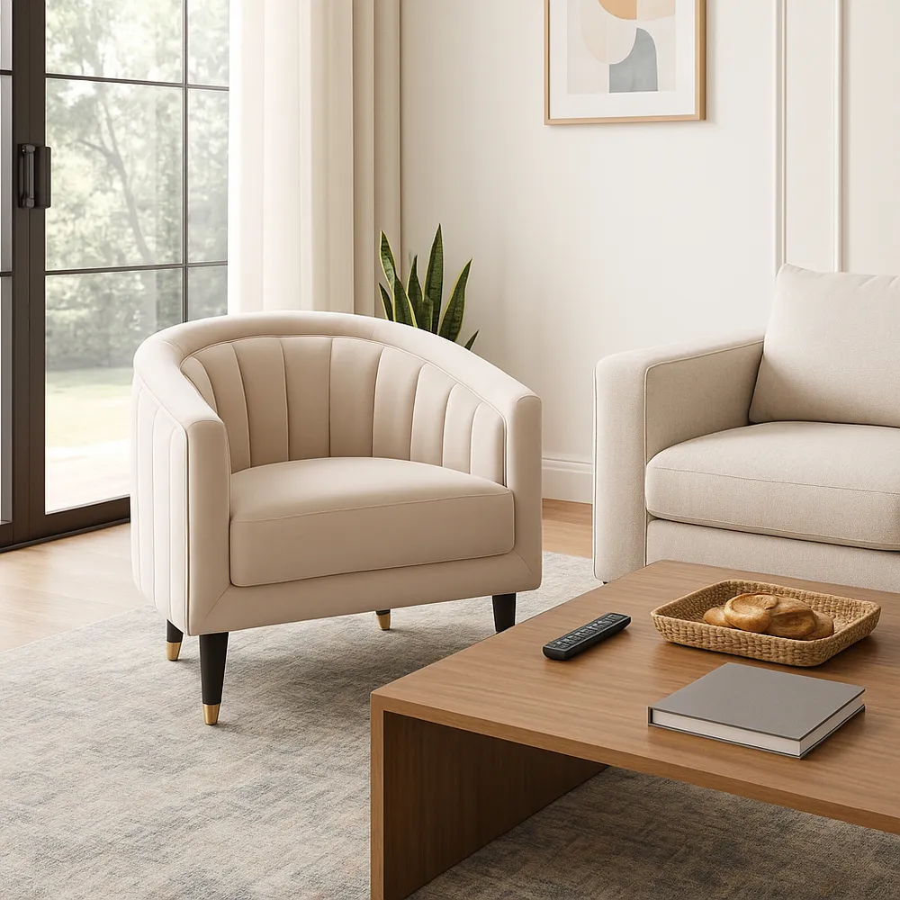 BELDENSTONE IVORY CHAIR 29 (IN)