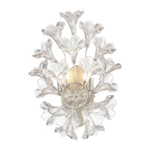 Celene 17'' High 2-Light Sconce - Aged Silver 1