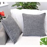 Soft Chenille Throw Pillow Covers With Stitched Edge 3