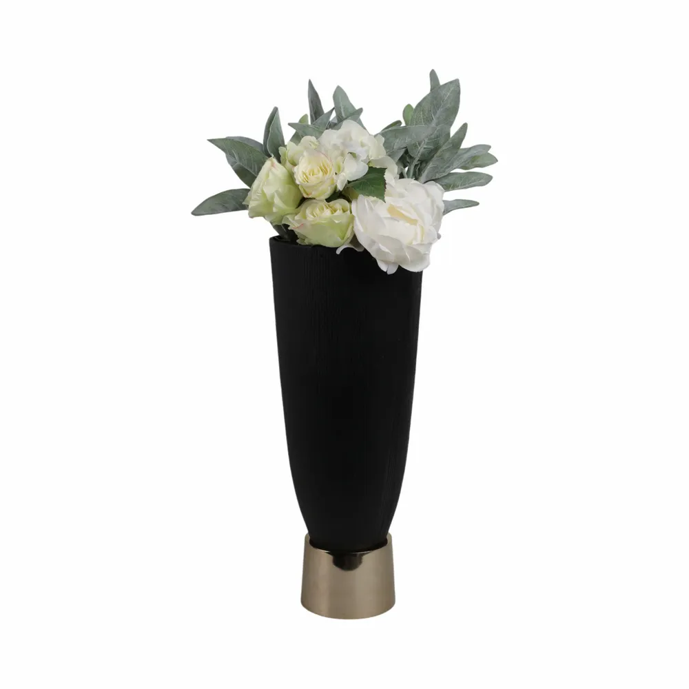 SHAWCREST BLACK VASE 20 (IN)