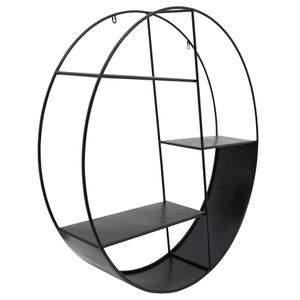 BRENTONBURN BLACK WALL SHELF 32 (IN) 3