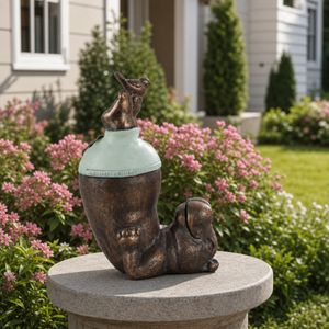 BONDLAND BRONZE GARDEN STATUARY 17 (IN) 12