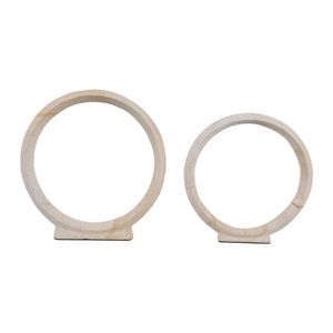 VERNONGROVE SET OF 2 BROWN DECOR 12 (IN) 4
