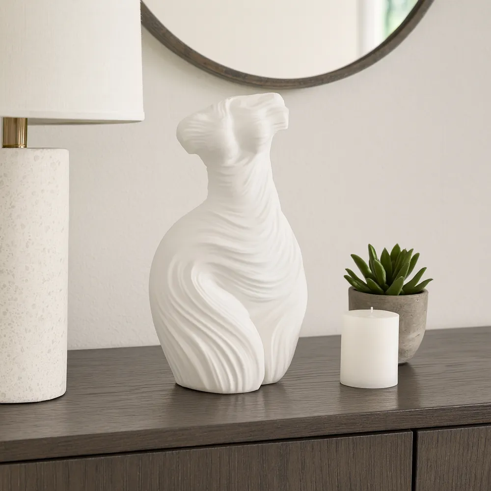 WALTRUN WHITE DECOR 11 (IN)