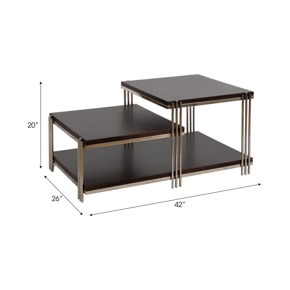 CASTONSHAW BROWN COFFEE TABLE 20 (IN)