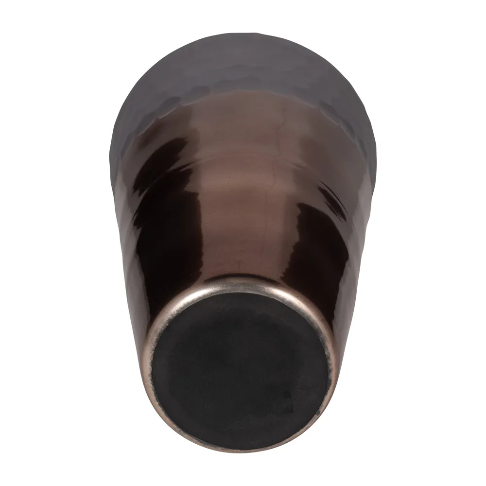 DAYTONSHAW BRONZE GLASS VASE 17 (IN)