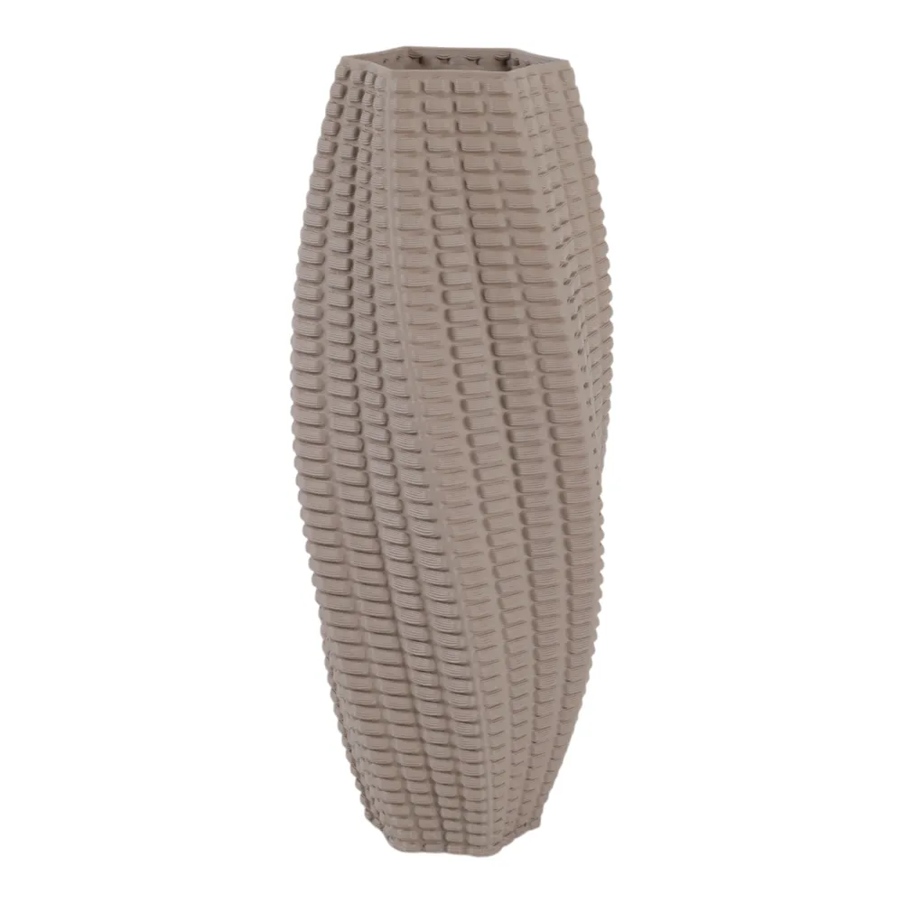 ELWINROSE GRAY VASE 19 (IN)