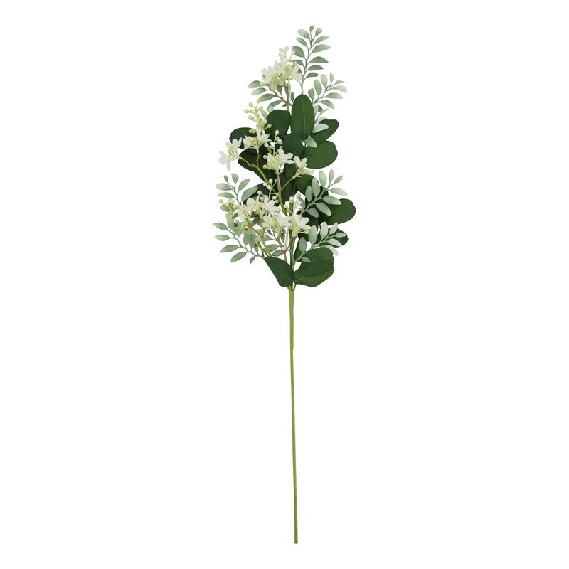 32" Berry Blossom Spray, Cream & Green