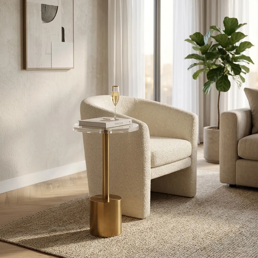 HOLLISOAK CLEAR TABLE 21 (IN)