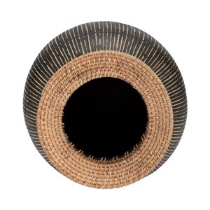 GILBERTLAND BLACK VASE 19 (IN) 7
