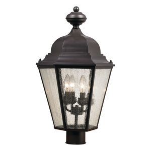 Cotswold 18'' High 4-Light Outdoor Post Light - Oil Rubbed Bronze 1
