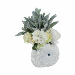 LOCHFORD WHITE VASE 9 (IN) 3