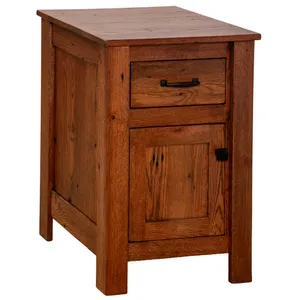 Heritage Oak Enclosed Nightstand 2