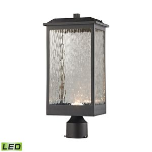 Newcastle 19'' High 1-Light Outdoor Post Light - Textured Matte Black 1