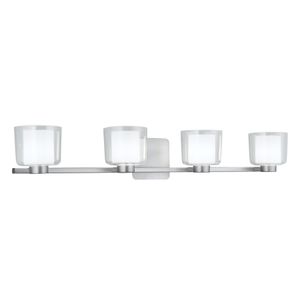 Alexus 34'' Wide 4-Light Vanity Light - Brushed Nickel 1