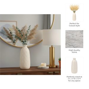 EMMONSFORD IVORY VASE 12 (IN) 9