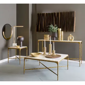 Ridge Dimensional Wall Art - Brass 6