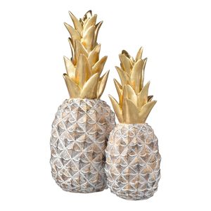 Big Island Pineapple - Set of 2 Gold 1