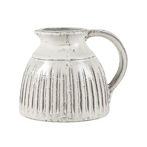 Muriel Pitcher - Small Aged White Glazed 1