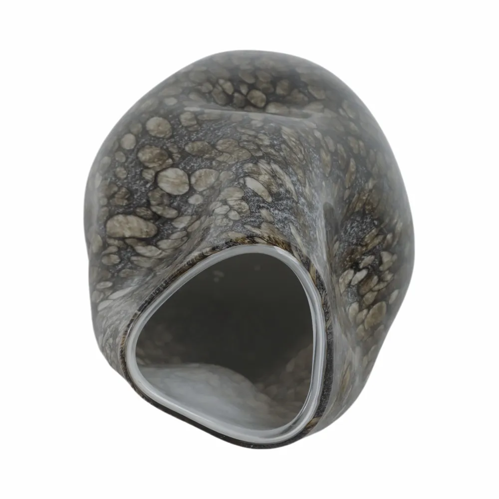 COLEGATE BROWN GLASS VASE 17 (IN)