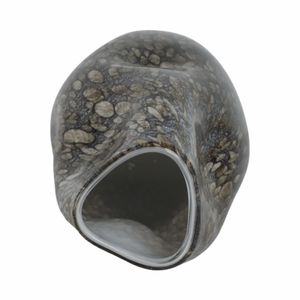 COLEGATE BROWN GLASS VASE 17 (IN) 7