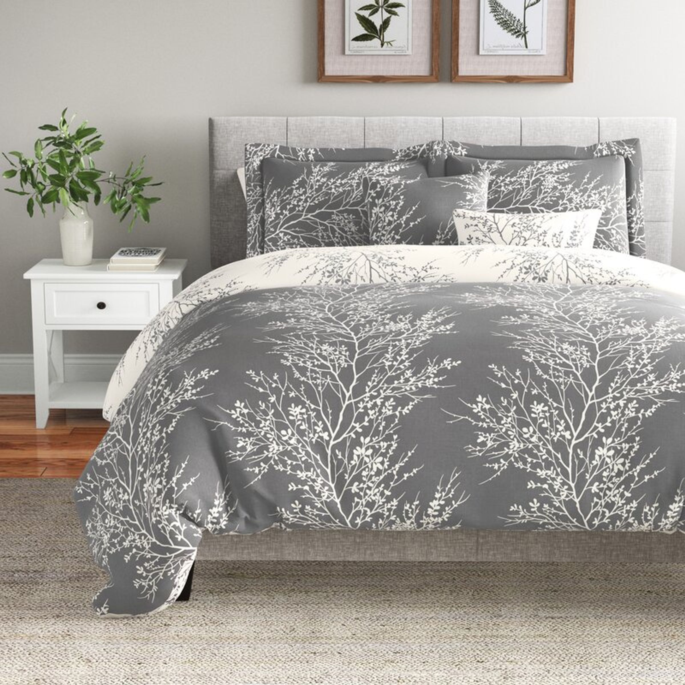 6-Piece Foliage Foliage Reversible Comforter Set