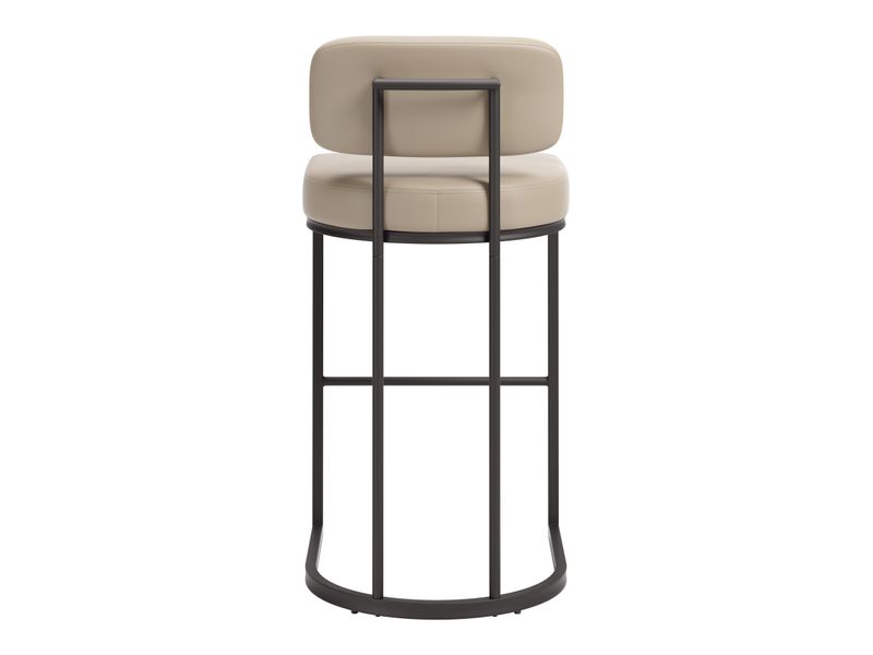 Velar Barstool Beige & Gray 5