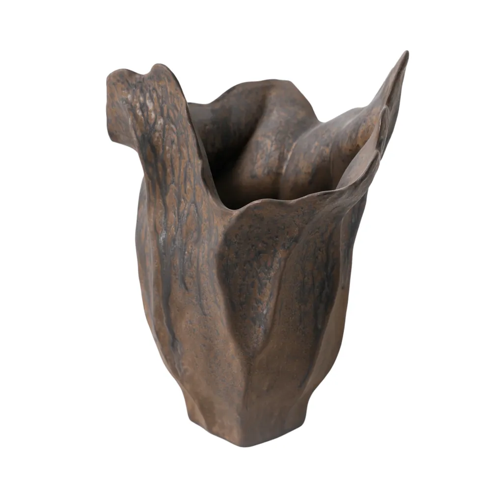 EWINGLAND BROWN VASE 16 (IN)