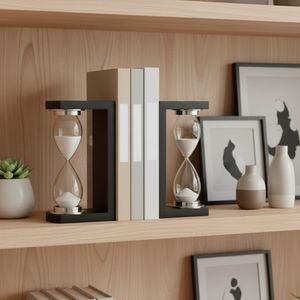MASONWIND SET OF 2 BLACK BOOKENDS 10 (IN) 10