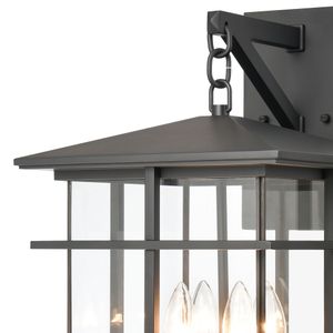 Oak Park 20'' High 4-Light Outdoor Sconce - Matte Black 4