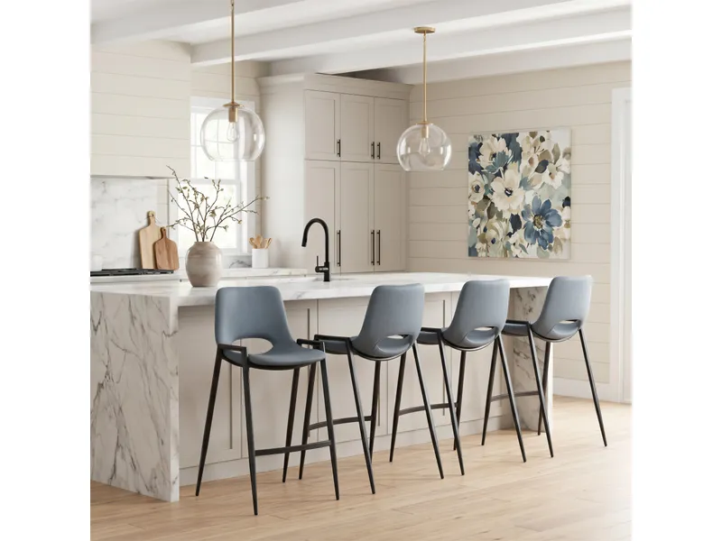Desi Counter Stool Azure Gray 8