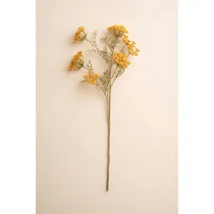 Artificial Yellow Lace Flower 3