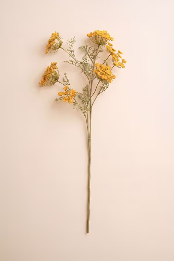 Artificial Yellow Lace Flower