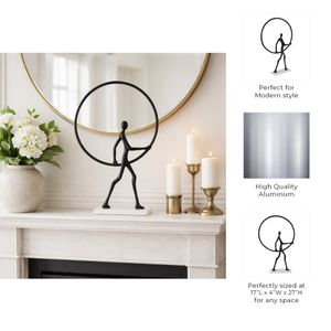 RYELAND BLACK DECOR 27 (IN) 10