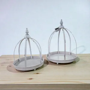 Harbor Hill Bird Cage Lanterns Set of 2 15.5in and 12.5inH 3