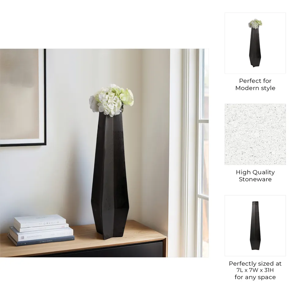 CANTONSTONE GRAY VASE 31 (IN)