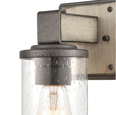 Annenberg 9″ High 1-Light Sconce - Anvil Iron